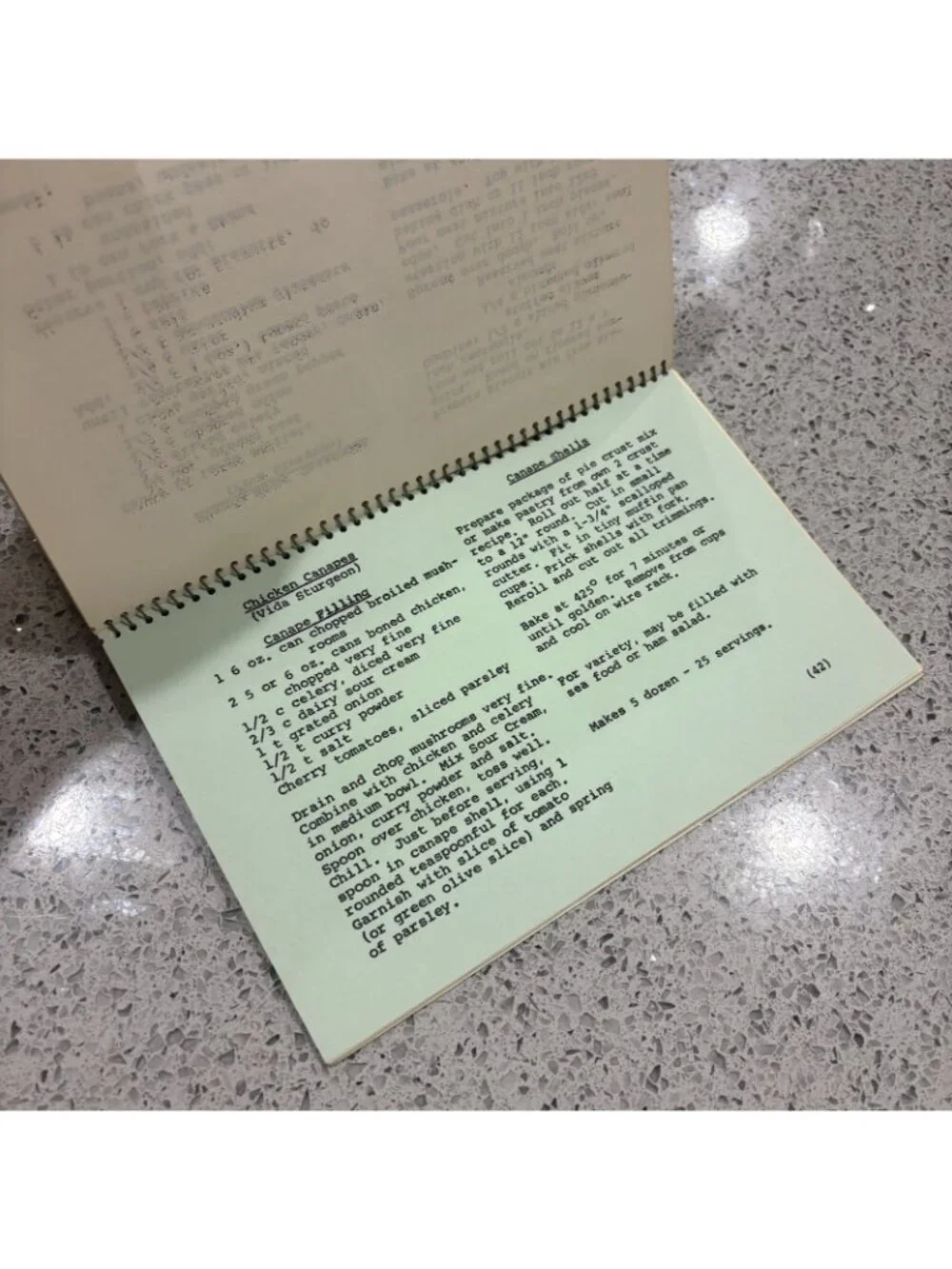 Vintage 1970s Granny Church Recipes My Favorite, Cookbook See Pics